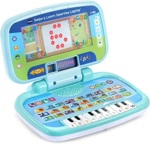 Vista 2 de VTech Laptop de Aprendizaje Inteligente Smarties, Azul