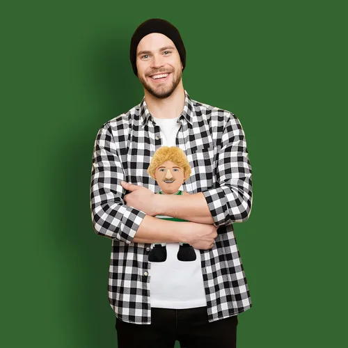 Vista 3 de Boston Celtics - Figura de peluche de Larry Bird de 10 pulgadas, una leyenda para jugar o exhibir