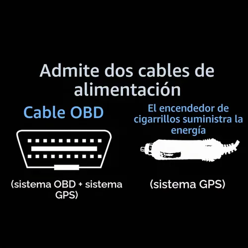 Vista 5 de HUD para automóvil, universal OBD2 + pantalla HUD para coche, proyector de alarma de sobrevelocidad