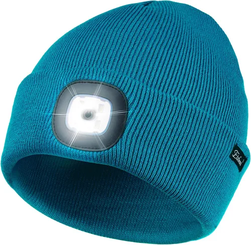 Vista 54 de Etsfmoa Gorro unisex con la luz, regalos para hombres, papá, padre, gorras recargables por USB