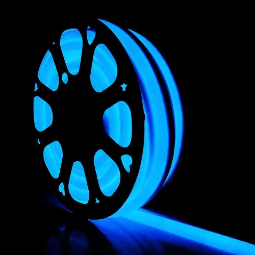 Vista 4 de Mini tira de luces LED de neón de bajo voltaje de 12 V, actualización 2835 120 LED/M, 100 pies/98.4 ft, luz de neón brillante duradera para barcos