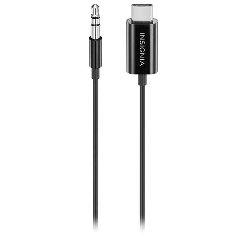 Vista 12 de Insignia - Cable de audio de 0.138 in (NS-MP3AX-C) de 5.9 ft
