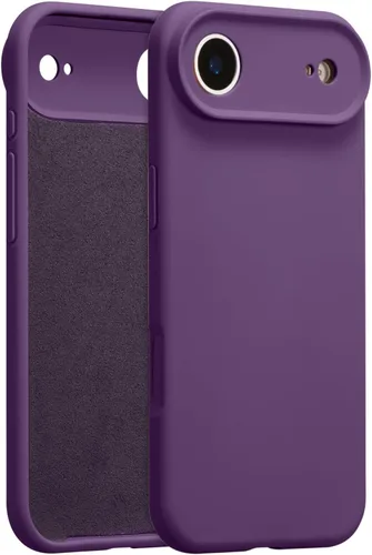 Vista 121 de Funda de silicona para iPhone Air, con [protección completa de la cámara] [forro de microfibra suave antiarañazos], funda de silicona líquida ultra