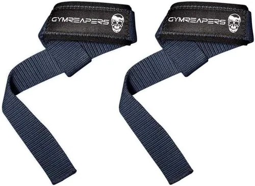 Vista 15 de Gymreapers - Correas de muñeca para levantamiento de pesas, culturismo, levantamiento de potencia, entrenamiento de fuerza, peso muerto y remo - De