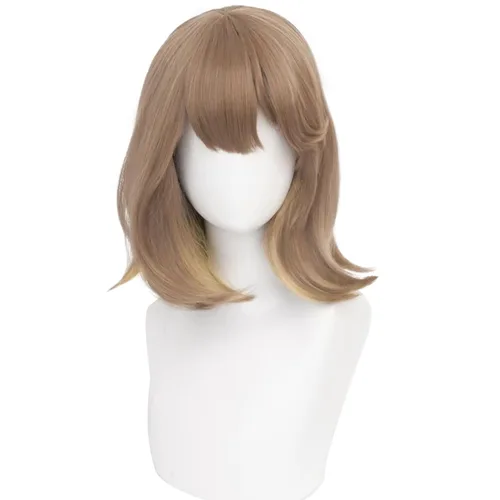 Vista 24 de Peluca para cosplay, disfraz de anime, pelo largo, cabello ondulado negro con flequillo y para mujer, fiesta familiar de Halloween Isolda