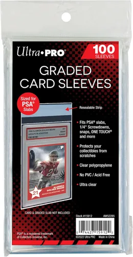 Vista 3 de Ultra Pro Suministros para Cartas Fundas Estándar Clasificadas por PSA [100 unidades]