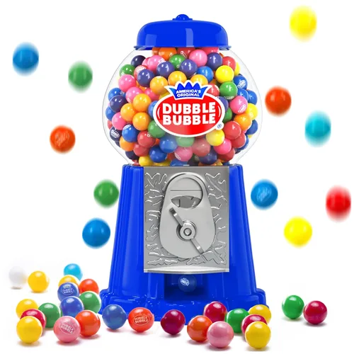 Vista 9 de Máquina de chicles para niños de 8.5" - Máquina de chicle que funciona con monedas y alcancía de juguete - Dispensador de máquina de dulces incluye