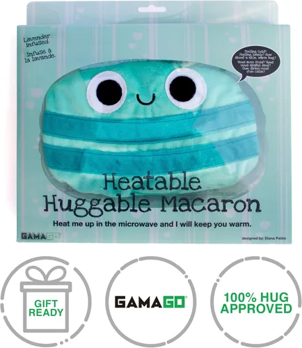 Vista 7 de GAMAGO Almohadilla térmica Macaron y almohada abrazable – Almohadilla térmica para microondas para calambres, dolores y alivio de la ansiedad