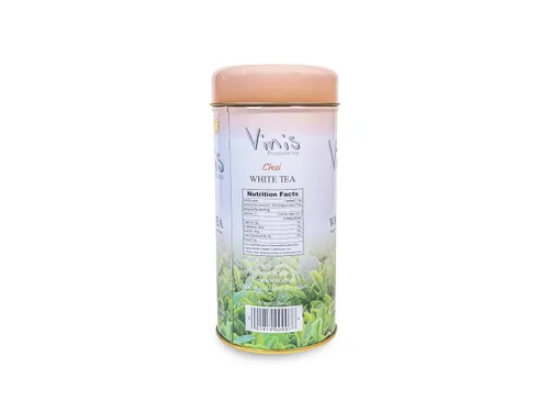 Vista 2 de Vinis Caja de té blanco Chai prémium de 6 latas (50 bolsas de té por lata) (té blanco Chai)