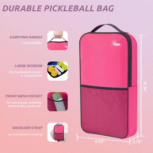 Vista 8 de TOGRA Palas de pickleball aprobadas por USAPA, juego de 2 palas de pickleball de fibra de carbono, ligeras raquetas de pickleball de grafito con 4