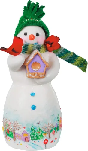 Vista 8 de Hallmark Keepsake Adornos de Navidad 2020, trío de muñeco de nieve, vidrio soplado, juego de 3, 2999QK1424