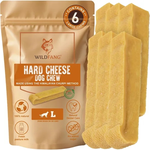Vista 16 de Wildfang® Yak Chews, XS para perros de menos de 22 libras – Varilla dental para perros, dureza como el queso de yak del Himalaya, palitos de queso