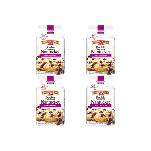 Vista 11 de Pepperidge Farm Tahoe Galletas crujientes de chocolate blanco y nuez de macadamia, bolsa de 7.2 onzas (8 galletas)