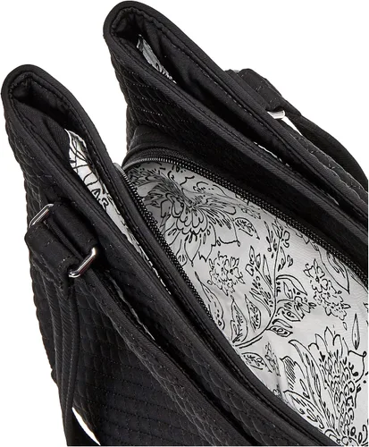 Vista 5 de Vera Bradley Bolso bandolera de microfibra con múltiples compartimentos para mujer
