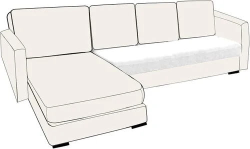 Vista 15 de UNBBRRL Fundas de cojín de asiento para sofá, elásticas, funda de cojín individual para sofá, fundas de cojín para sofá, fundas de héroe protegen
