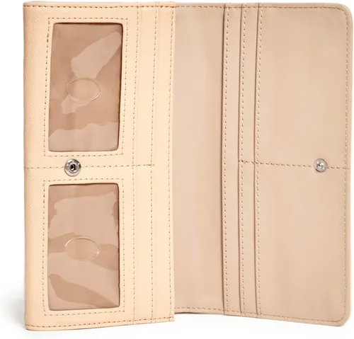 Vista 3 de GUESS Factory Abree - Cartera con solapa para mujer
