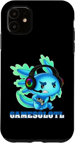 Vista 8 de Gamesolotl Gaming Gamer Axolotl Case for iPhone 17