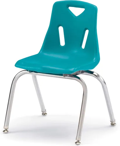 Vista 10 de Berries silla apilable con patas cromadas
