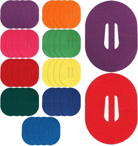 Vista 8 de Nuanchu 36 parches adhesivos compatibles con Dexcom G6, parche impermeable para ducha, parches adhesivos precortados con correa, cinta precortada a