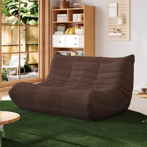 Vista 22 de YVDNHP Puf de espuma viscoelástica, sofá Fireside Togo con almohada