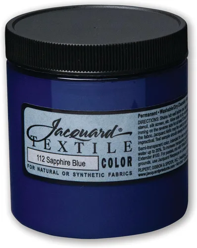 Vista 36 de Jacquard Pintura Textil 8 Oz Negro