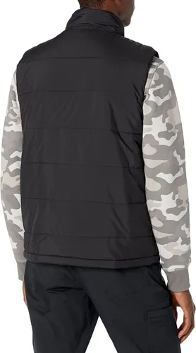 Vista 2 de Tienda Essentials Chaleco acolchado aislado con forro polar de peso medio para hombre