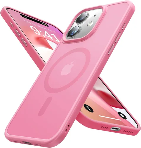Vista 7 de Funda magnética para iPhone 12 Pro Max, [nunca amarilla] [compatible con MagSafe] Protección militar contra caídas de 10 pies, a prueba de golpes