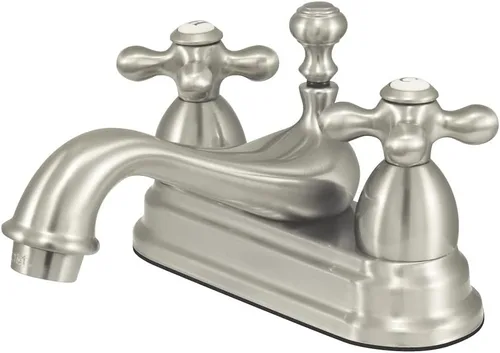Vista 9 de Kingston KS3607AX - Grifo de baño central de 4 pulgadas, latón cepillado Cobrizo cepillado