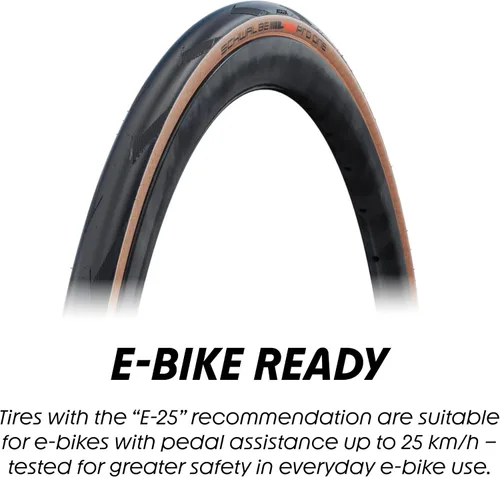 Vista 5 de Schwalbe Pro One TLE - Neumático para bicicleta de carretera, sin cámara, fácil con protección contra pinchazos en V, carcasa Super Race, compuesto