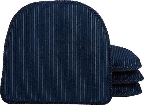 Vista 19 de Klear Vu Raindrop The Gripper - Cojines antideslizantes para silla, suaves y cómodos, almohadillas para asiento, almohadón para cocina, comedor u