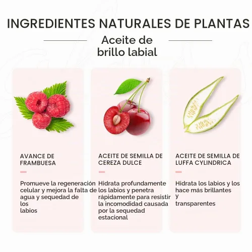 Vista 8 de Aceite hidratante para labios, brillo labial hidratante, aceite de labios voluminoso, brillo no pegajoso de larga duración, tinte de aceite