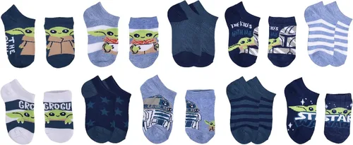 Vista 2 de STAR WARS Paquete de 10 calcetines invisibles para niño