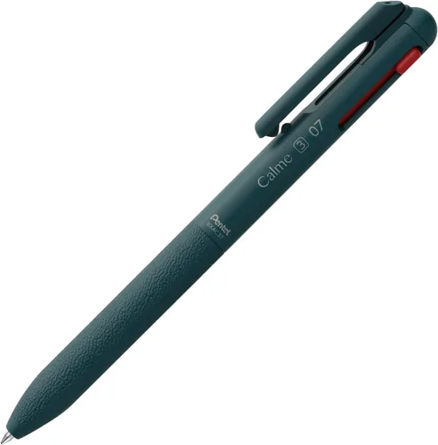 Vista 6 de Pentel BXAC35W Bolígrafo tricolor, Calme, 0.020 in, Grisáceo, Blanco
