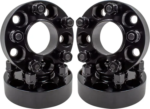 Vista 14 de Wheel Accessories Parts 2 adaptadores de espaciadores de rueda centrados en buje 5 en 4.528 in 0.197x4.528 in 1.00 pulgadas de grosor 2.815 in buje