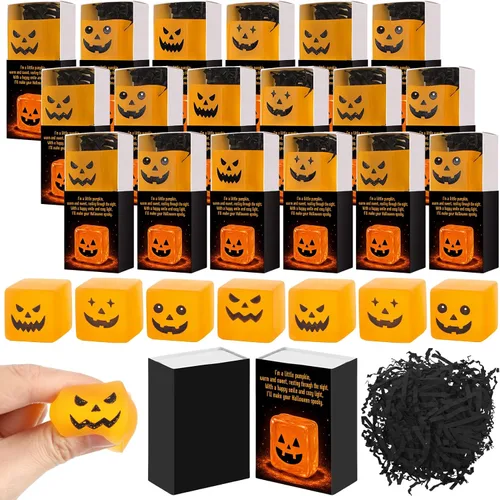 Vista 77 de 10 juegos de bolas de estrés cálidas de Halloween con cajas mezcladas 5 Beige