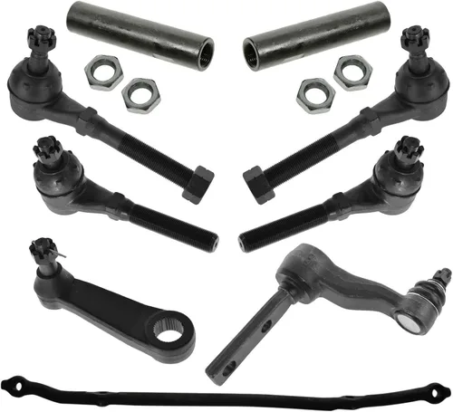 Vista 207 de TRQ Kit de dirección delantera con barra de acoplamiento de fuelle de piñón y cremallera compatible con Toyota Echo 2000-2005