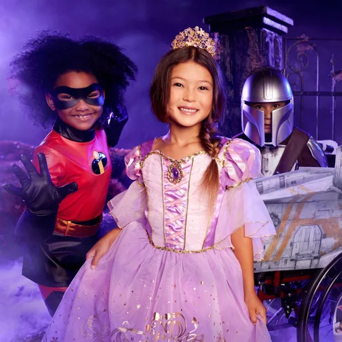 Vista 6 de Disney Disfraz Rapunzel para niños - Enredado