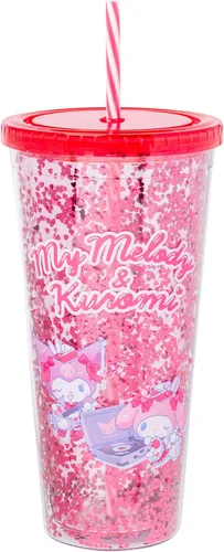 Vista 49 de Silver Buffalo Sanrio Hello Kitty, vaso de acero inoxidable con forma de lata, 11.8 onzas