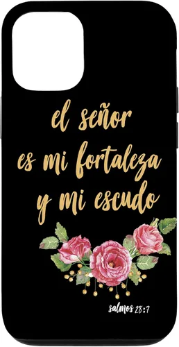 Vista 27 de Carcasa para iPhone 11 Salmos El Señor Es Mi Fortaleza Biblia Cristiana