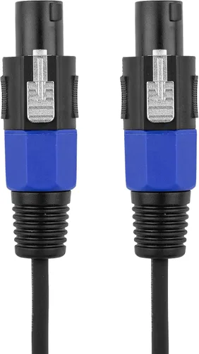 Vista 11 de Cableworks Por Gator Cases Backline Series Conector de bloqueo giratorio estándar de 25 pies a conector de bloqueo giratorio Cable de altavoz