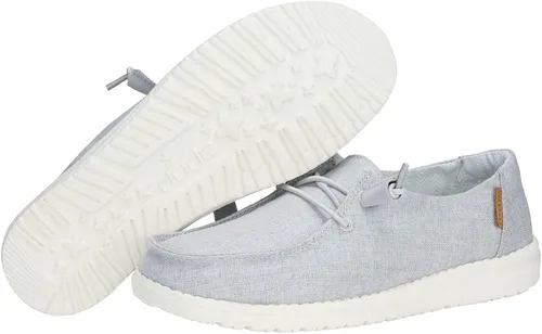 Vista 3 de Hey Dude Wendy Chambray Mocasines para mujer