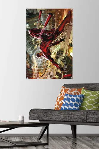 Vista 2 de Trends International Marvel Comics Daredevil - Póster de pared con cubierta de techo con chinchetas