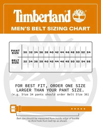 Vista 6 de Timberland Cinturón reversible de cuero clásico para hombre