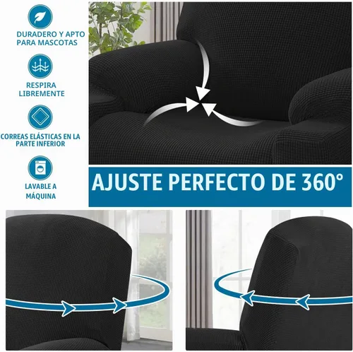 Vista 6 de H.VERSAILTEX - Funda elástica para sofá reclinable, funda para silla reclinable eléctrica de elevación de potencia, funda para silla reclinable