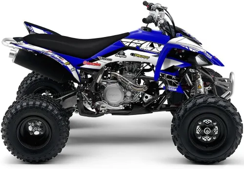 Vista 2 de All Years Raptor 250 13 Fly Blue Senge - Kit de gráficos compatible con Yamaha