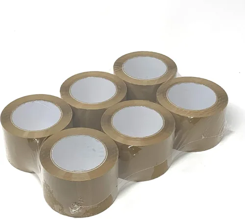 Vista 3 de Allgala Paquete de valor de cinta de embalaje de sellado de cartón resistente, transparente (4 rollos) 3 "x110-TP10003