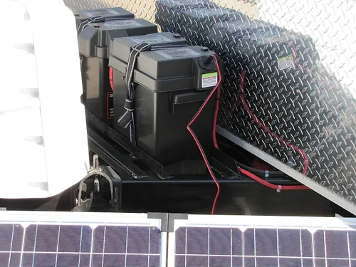 Vista 2 de Legacy Series Kit solar regulado portátil de 140 vatios (controlador de carga incluido)