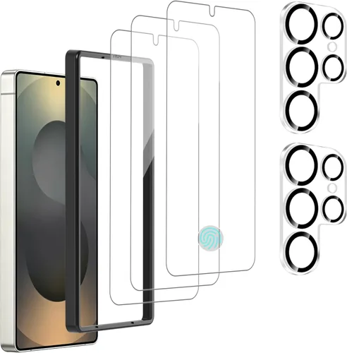 Vista 24 de Paquete de 4 protectores de pantalla de vidrio compatibles para Samsung Galaxy A07 5G / 4G [dureza 9H] - Vidrio templado de pantalla HD, resistente