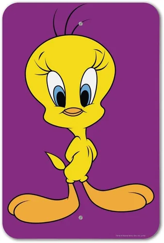 Vista 9 de GRAPHICS & MORE Looney Tunes Tweety Bird Home Business Office Sign