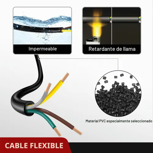 Vista 7 de Nilight Cable de extensión de alambre de remolque de 4 vías de 25 pies 14 Cable de extensión de remolque de 4 pines de 25 pies